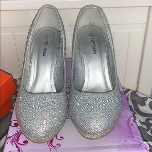 Sparkly high heels